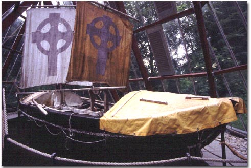 The Brendan, which sailed across the Atlantic in 1976